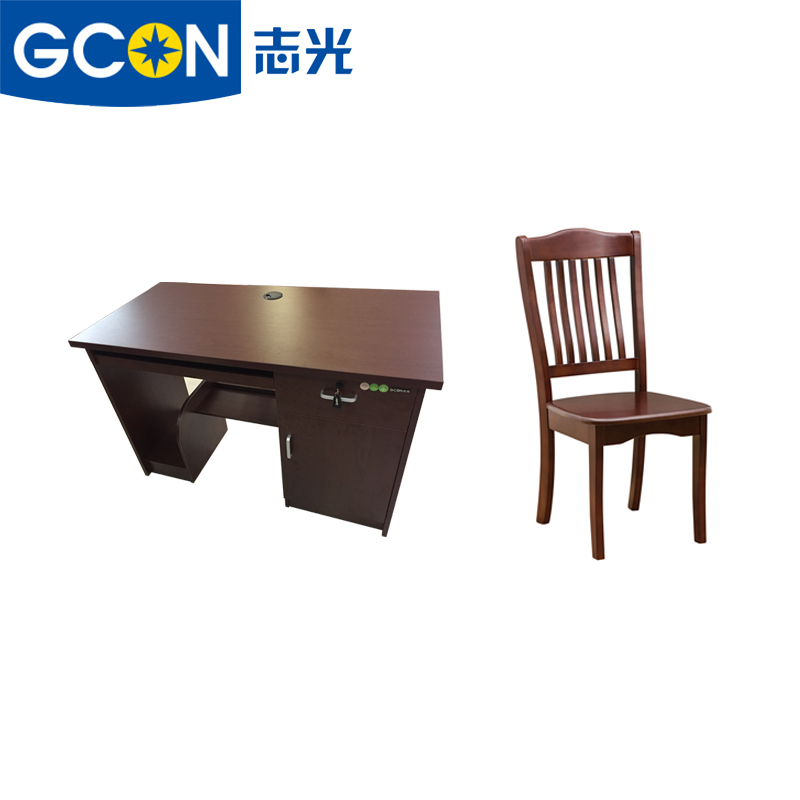 GF213A-12办公桌+GM5738实木椅
